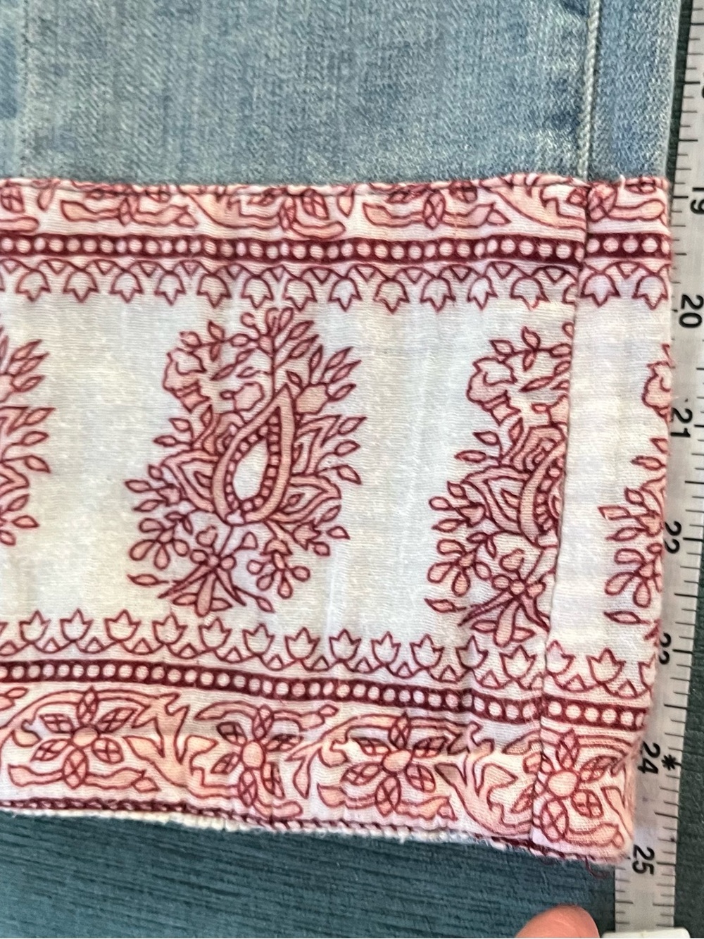 Pilcro and the Letterpress cropped boho jeans - Picture 6 of 7